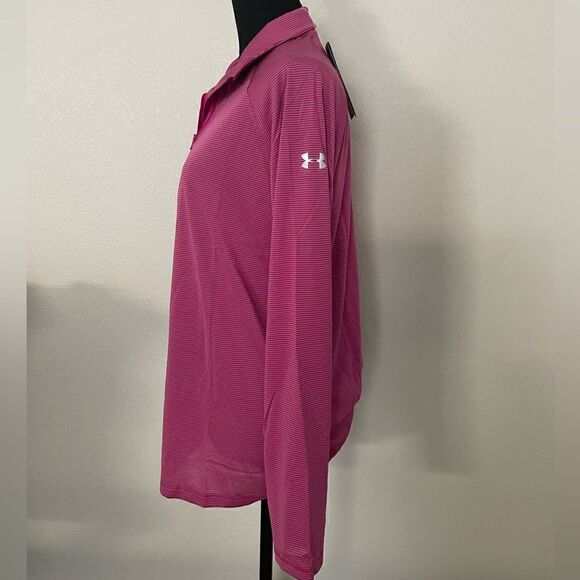 NWT Under Armour Women’s Tech Stripe Shirt - Picture 5 of 8